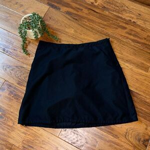 Patagonia Black Skirt with shorts underneath